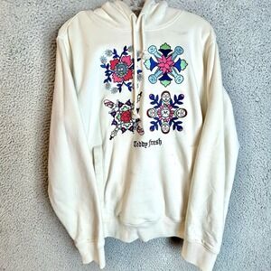Teddy Fresh X Rick And Morty Embroidered Pullover Hoodie Sweatshirt Size M/L